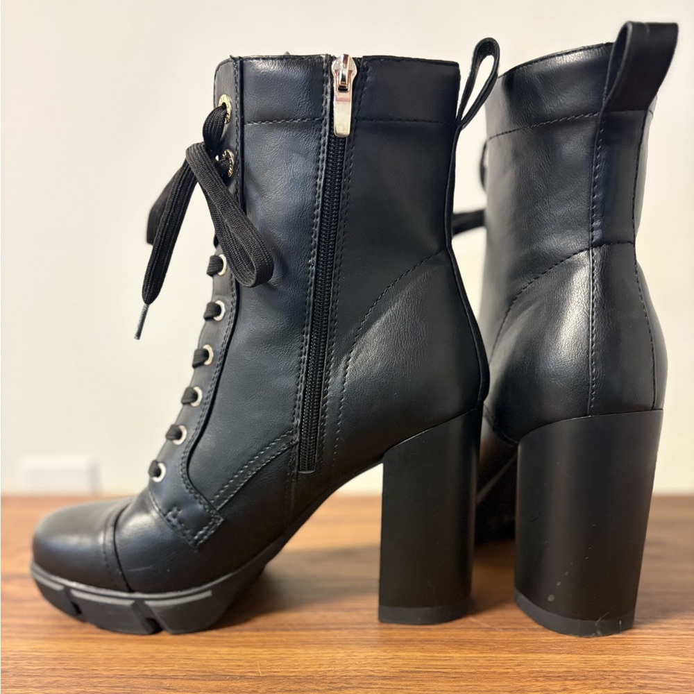 Nine West Black Heeled Boots